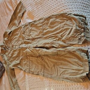 We The Free Khaki Jumpsuit Light Green